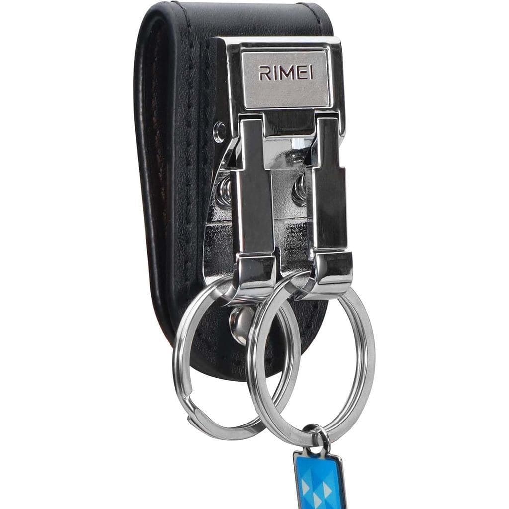 Chaveiro Com Clipe De Cinto Resistente , Porta-Chaves De Couro , De Laço Para