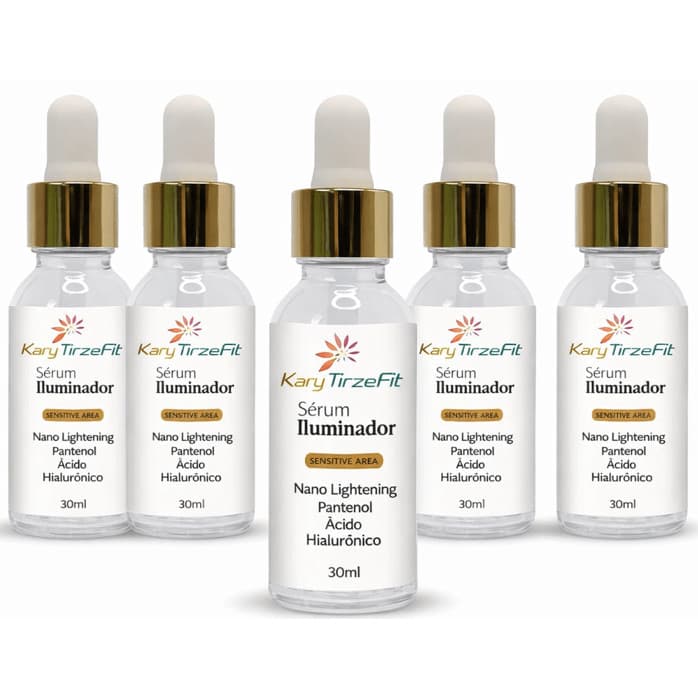 Serum Firmador Clareador Intimo Colageno+Elastina+Vitamina A+Acido Hialuronico 5x30ml