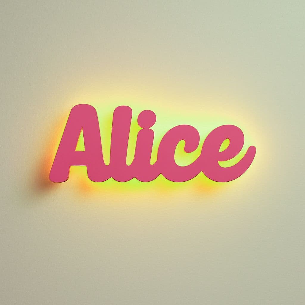 Nomes Quarto Criança Personalizado Com Led - Escolha Seu Nome e Cor