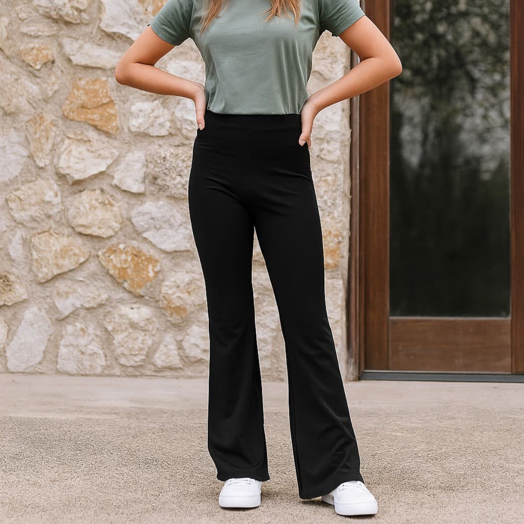 Calça Flare Juvenil Feminina Estilo e Elegância