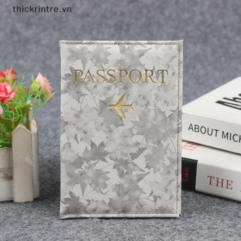 THI ID Titular Com Fecho De Avião Carteira De Viagem De Couro Do Plutônio , Vários Slots Para Cartões Passaporte Capa De