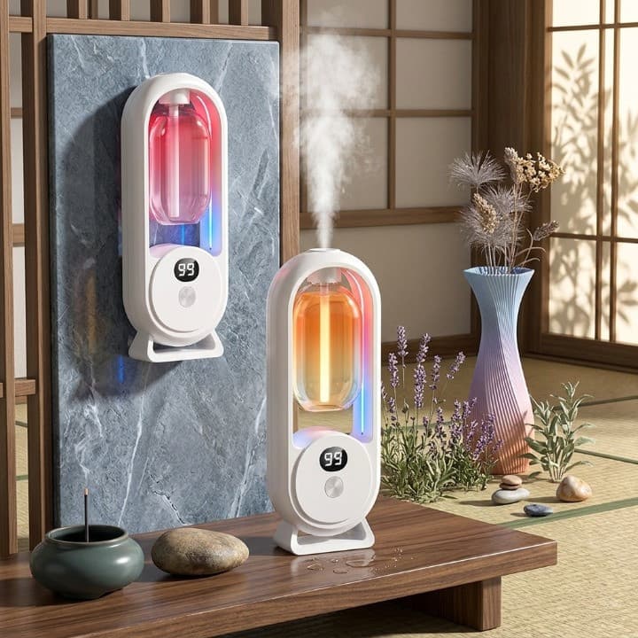 Difusor de Aroma de Parede Sem Fio Umidificador Aromatizador Desodorizador de Ambientes OneLife