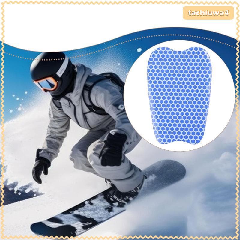 [Tachiuwa3] Caneleira De Esqui De Poliéster Azul Confortável Soft Almofada Proteção Antiatrito Para , Snowboard