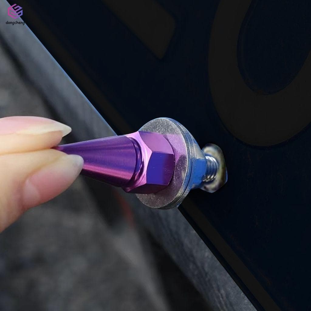 1 Conjunto De 4 Parafusos De Placa M6-Vermelho