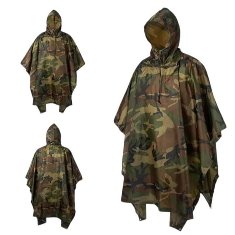 Poncho Emborrachado Impermeável Eb Capa Chuva