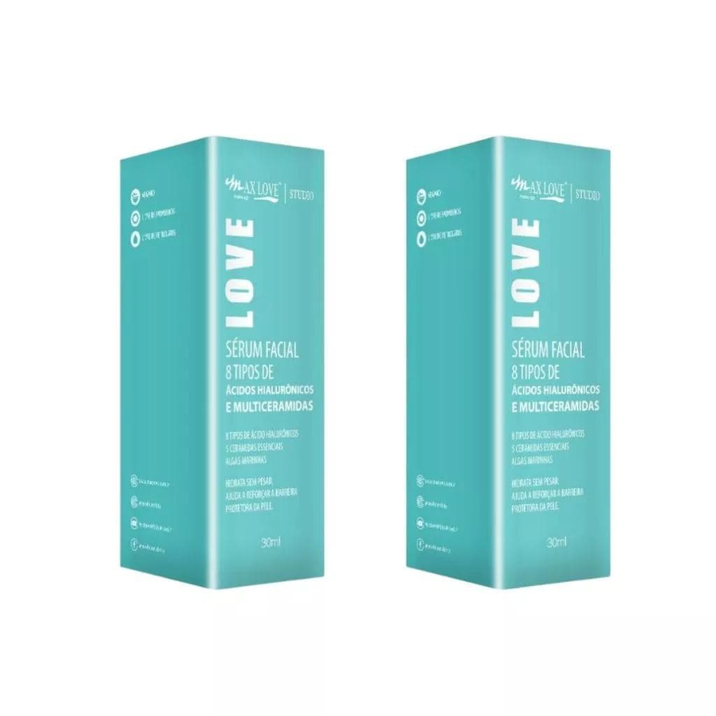 Serum Facial 8 Tipos de Acido Hialurônicos Max Love