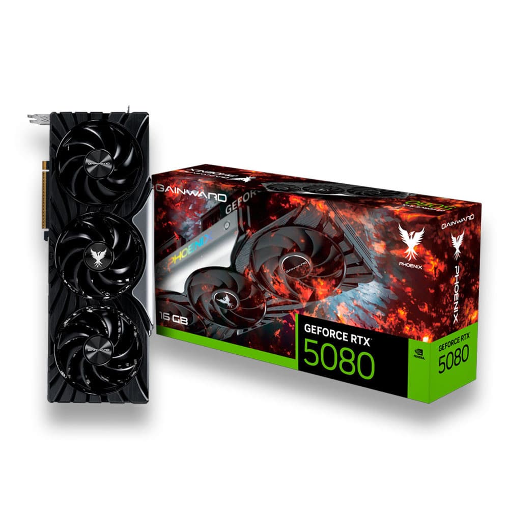 Placa de vídeo RTX 5080 16GB Phoenix Gainward - NE75080019T2-GB2031X