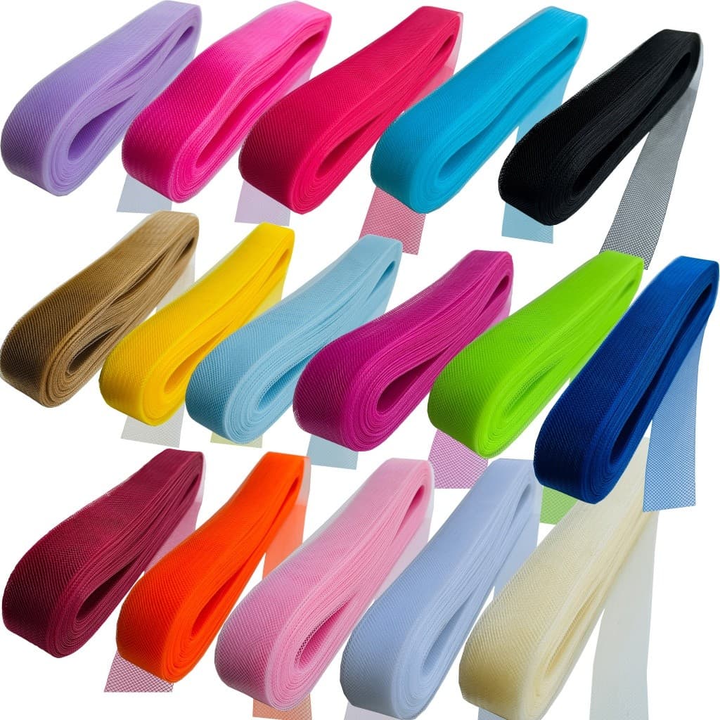 Fita Crinol 5 cm – Rolo 25 Metros ou 45 Metros para Laços, Tiaras e Artesanato