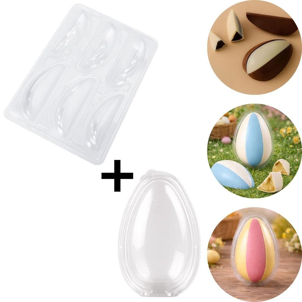 1 FORMA BWB 6 FATIAS + 5 BLISTER BWB P/ OVO 6 FATIAS (CHOCO)