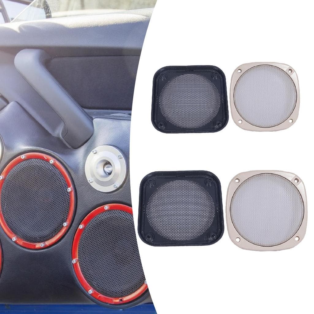 [reyalxaxg] Acessórios Para Tampa Da Grade Do Alto-Falante Quadrado Decorativo Prático Resistente Fácil De Instalar Grel