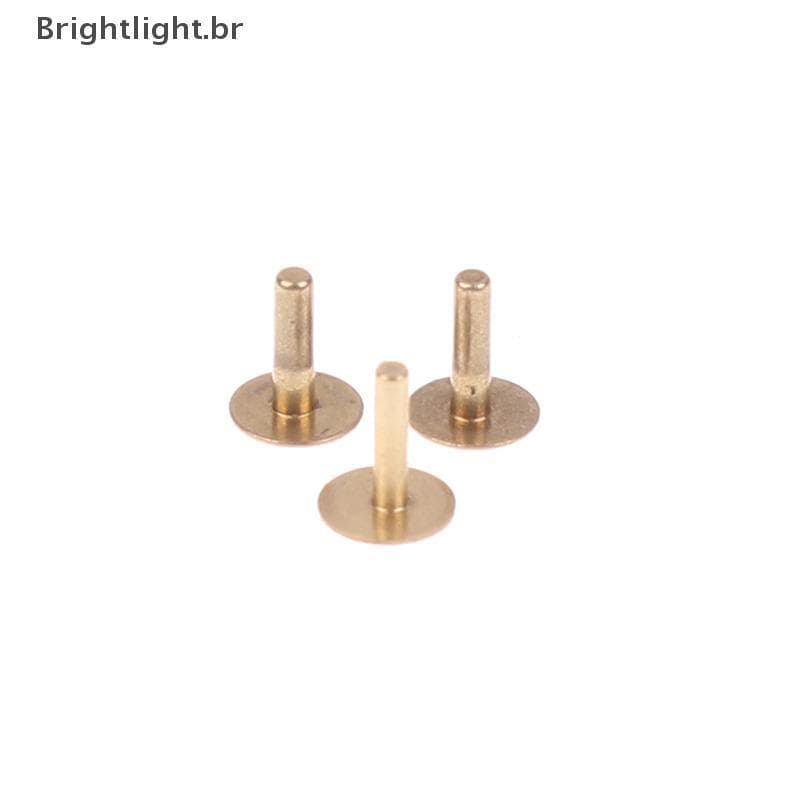 [brightlight.br] 2 Unidades De Pés De Mostrador De Relógio De Cobre 0.64/0.69/0.74/0.79/0.94 Mm Para Reparo De Movimento