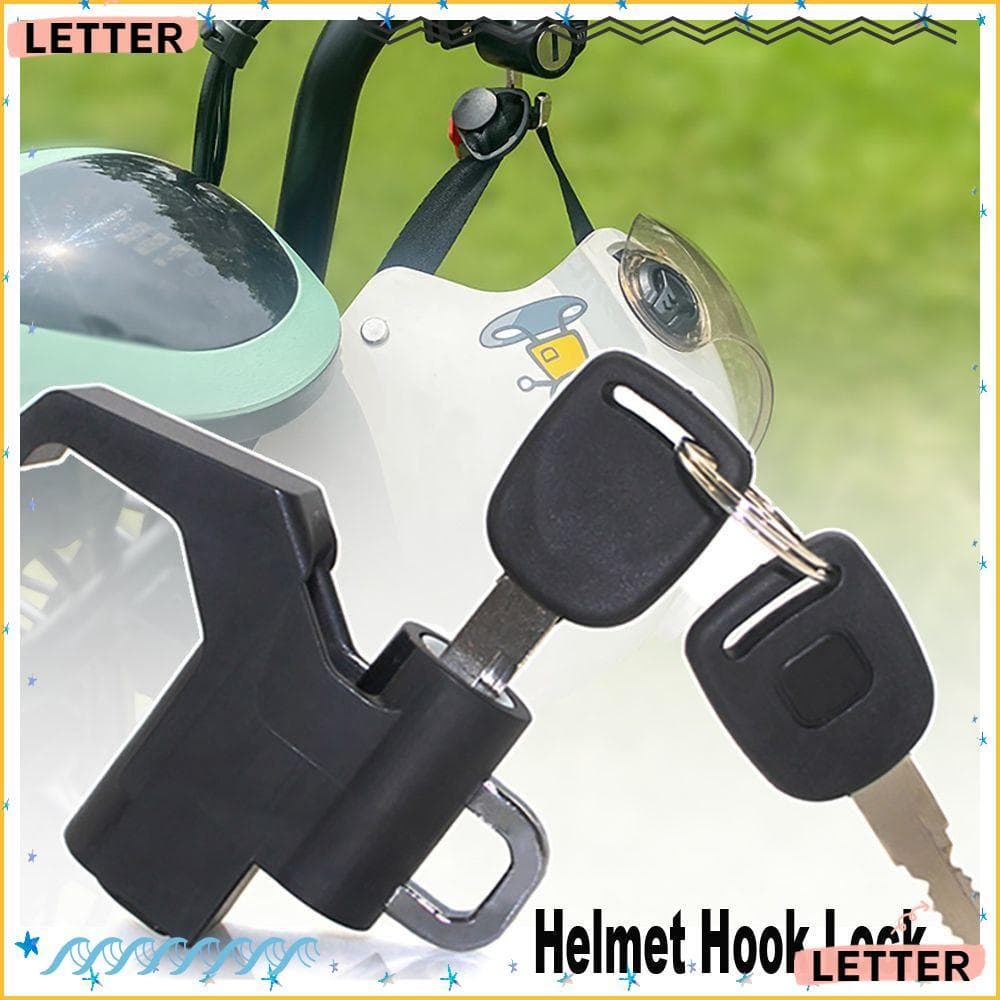 Carta E-bike Capacete Bloqueio Gancho , Acessórios De Ajuste Da Motocicleta Anti-Roubo Do
