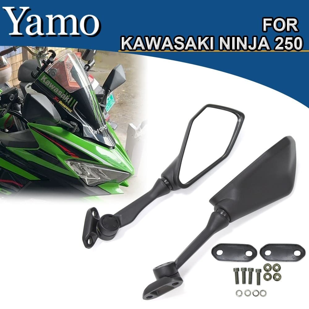 Para Kawasaki NINJA 250 250SL 300 ZX6R H2R 2013-2016 400 650 1000 2017-2020 Espelho Retrovisor Da Motocicleta Refletor P