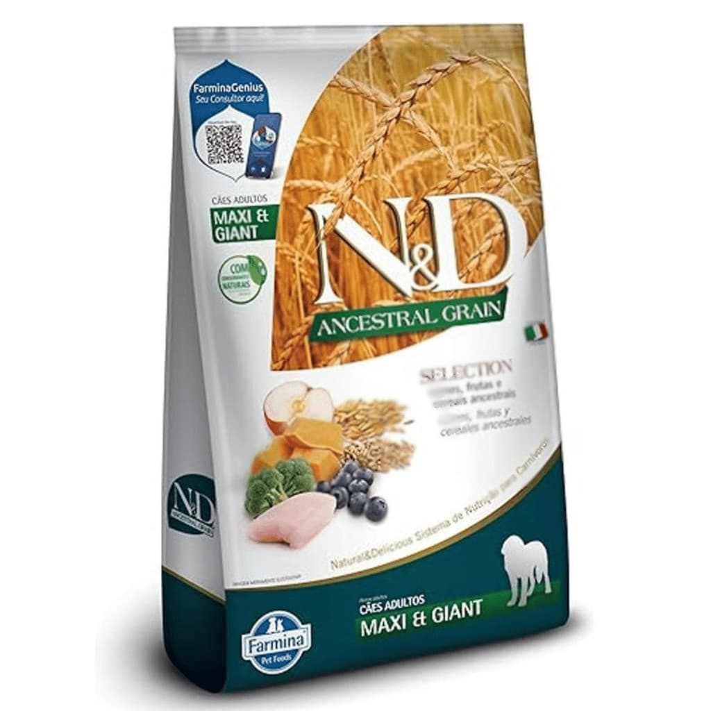 N&D Ancestral Selection Cães Ads Gd Gigante Frango- 15kg