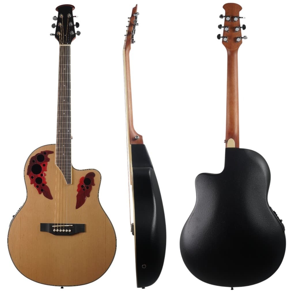 Violão Profissional Fibra Eletroacústico Bottechia MHR110E Modelo Ovation