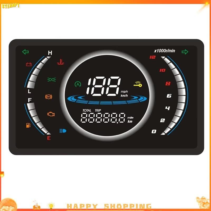 【nb5bBRJ3】nb5b1mfcyk Velocímetro De Motocicleta Para LED Digital Com Dispositivo De Temperatura