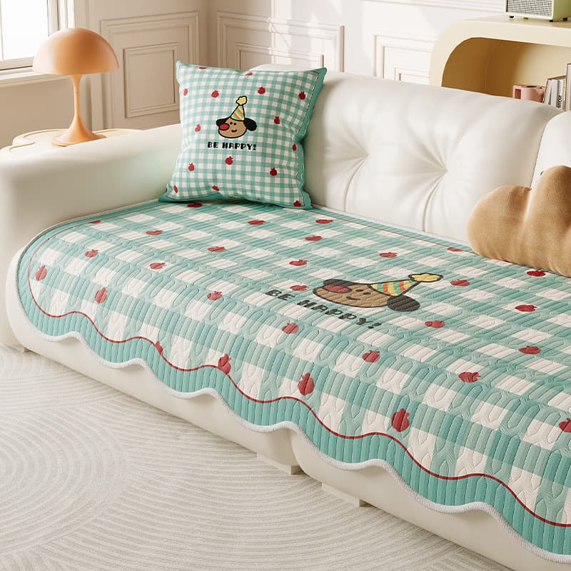 2026 Novo estilo de verão almofada de sofá de seda gelada almofada antiderrapante de verão em formato especial tapete le