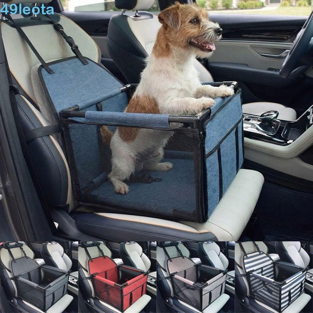 LEOTA Capa De Assento De Carro Para Cachorro De Viagem , Bolsa De Malha Resistente Ao Desgaste Transportar Cães De Estim