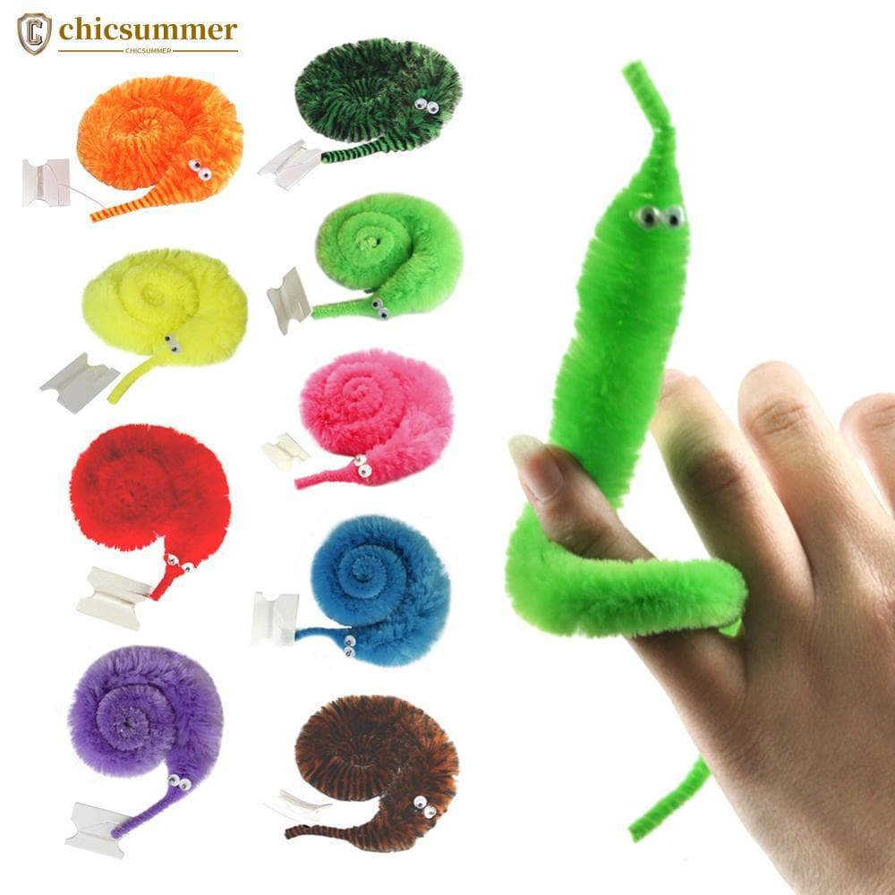 CHICSUMMER Truque De Minhoca Mágica Novidade Brinquedo Engraçado Lagarta Aparece Desaparecer Cavalo Marinho Adereço Mági