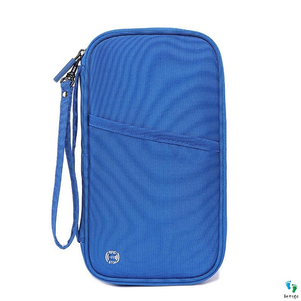 Organizador De Documentos De Viagem Porta-Passaporte À Prova D'água De Grande Capacidade Para Viagens Em Família