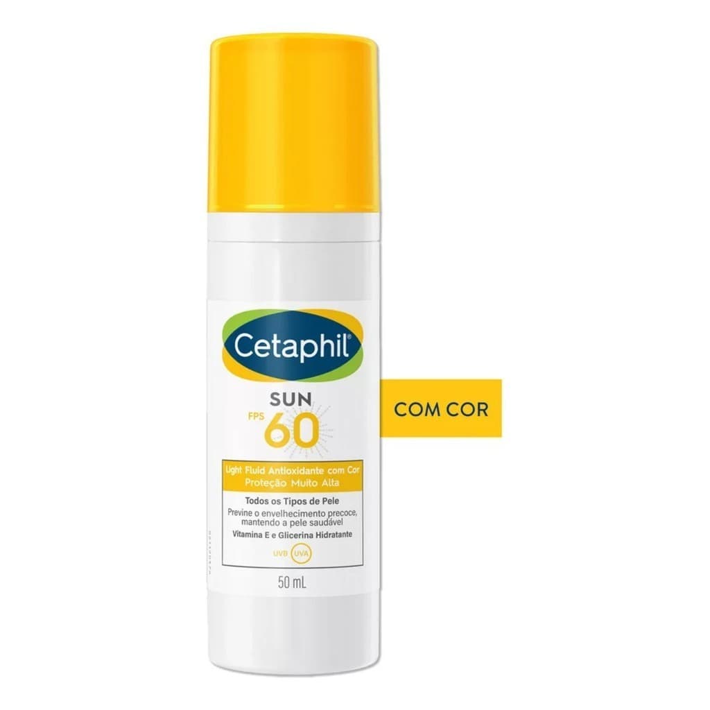 Protetor Solar Facial Antioxidante Cetaphil Com Cor Fps 60 50ml