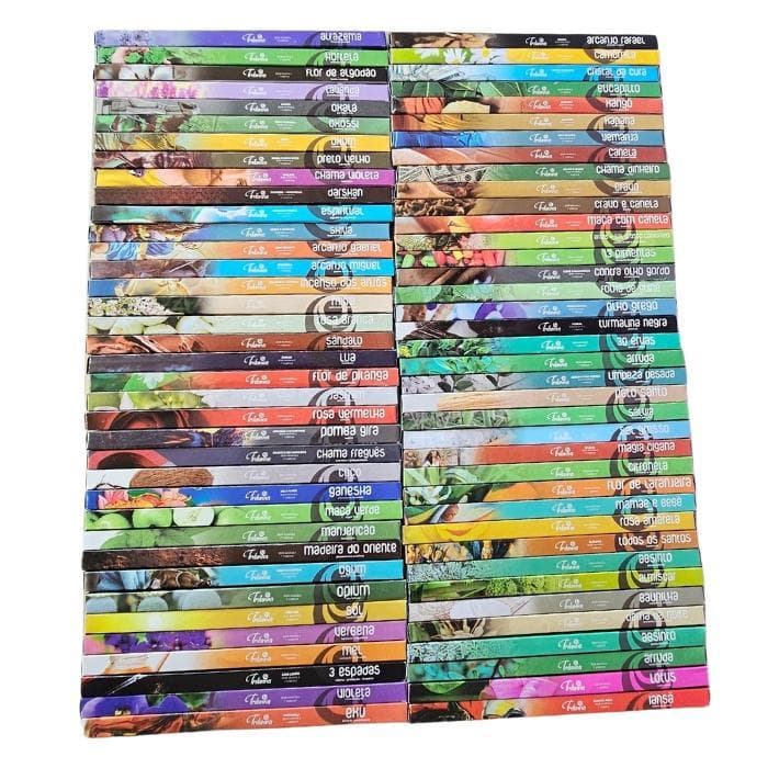 Kit Incensos Semi Massala Trilunna 70 Varetas Prosperidade, Proteção, Amor, Limpeza, Espiritualidade