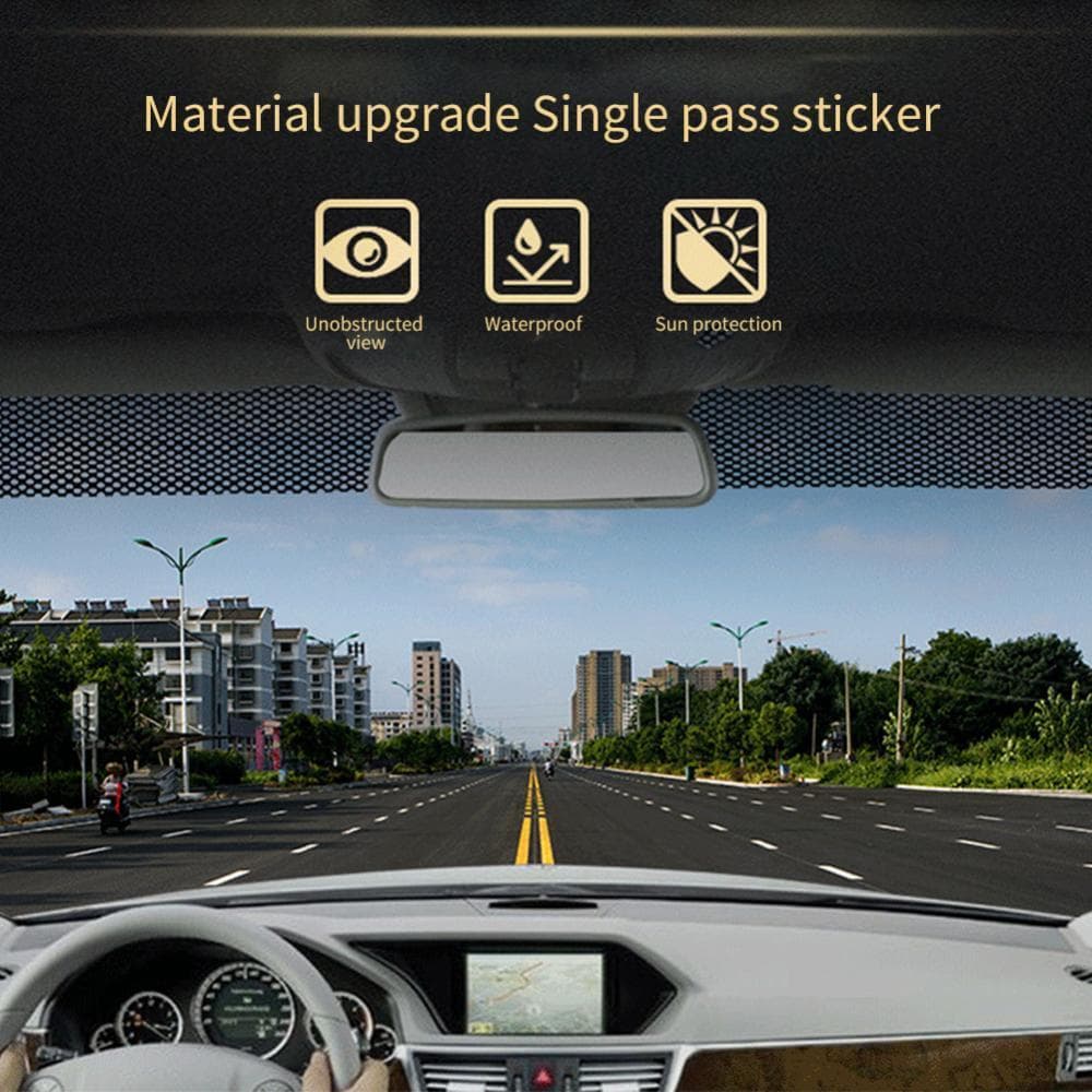 TKEY 20cm X 150cm Pára-Brisa Dianteiro Do Carro Anti-UV Adesivos De Janela De Privacidade Para Blocos Laterais Automátic