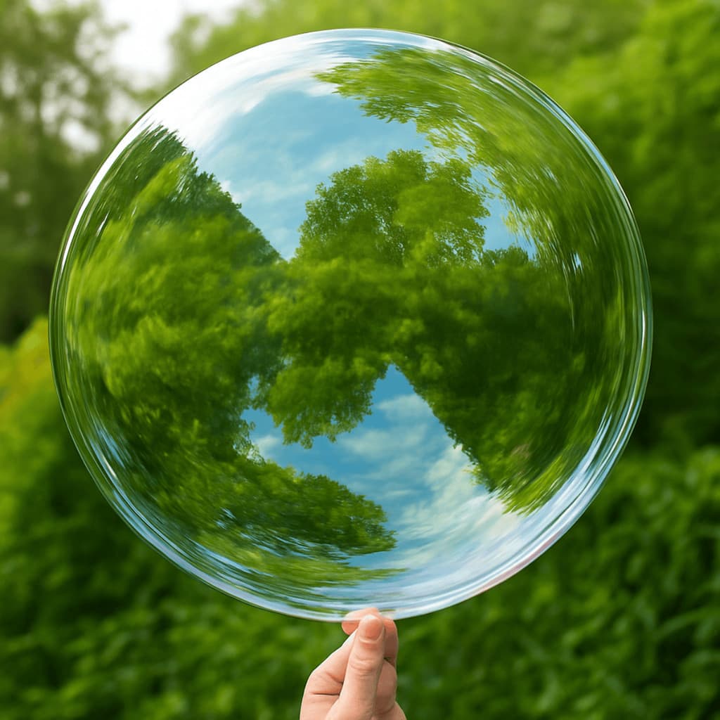 Kit 5/10/25/50 Balões Bubble 24” 60cm Cristal Bolha Transparente – Decoração Festas e Eventos