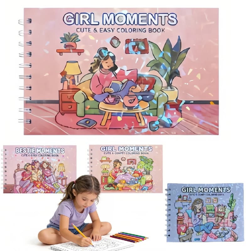 Livros Para Colorir 48 Folhas Capa Pintura Livro Flexível