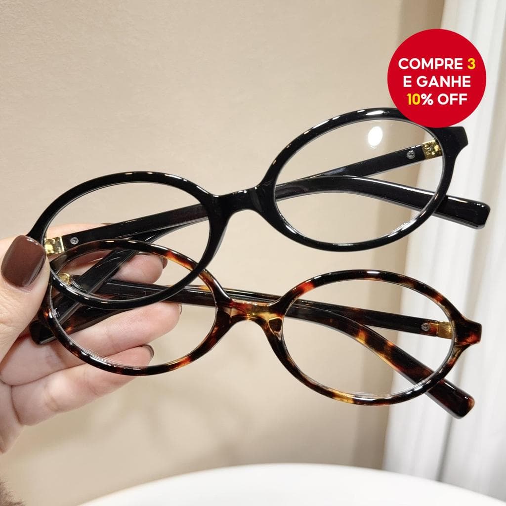 Óculos femininos elegantes em formato oval, com lentes transparentes de PC, estilo minimalista e versátil.