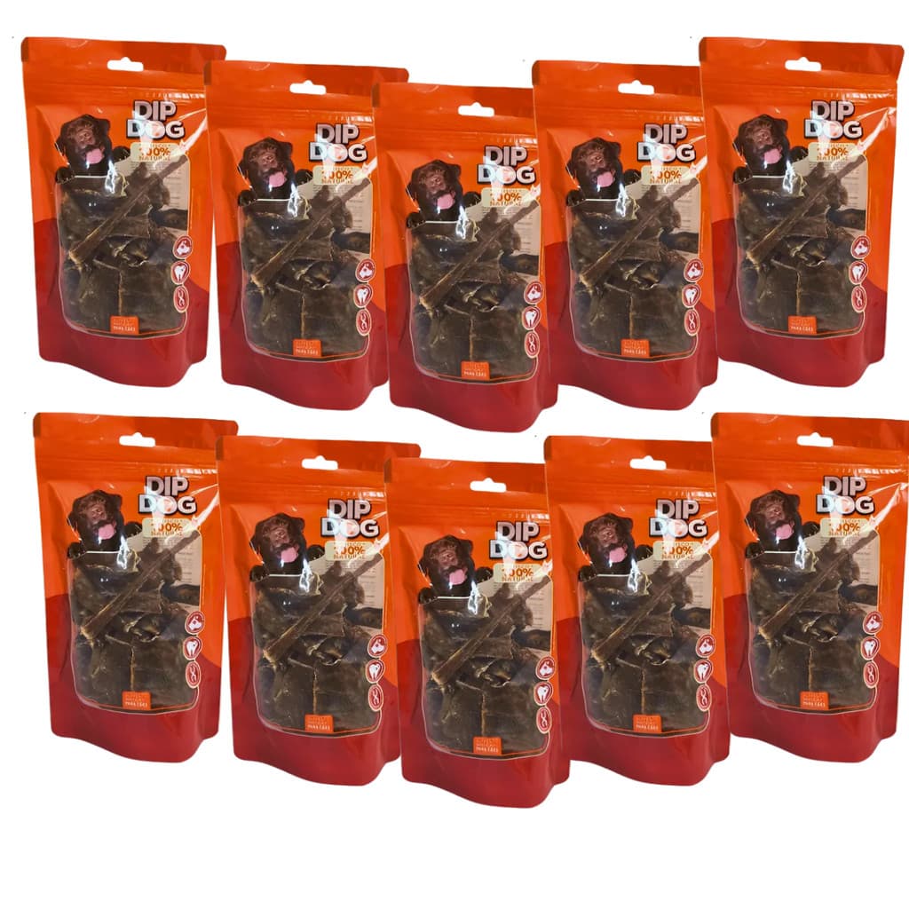 Petisco De Esofago Bovino Desidratada Mordedor Natural Cão Cachorrro orelha