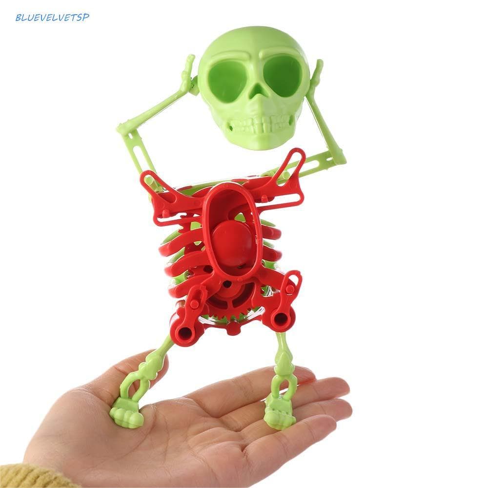 BLUEVELVETSP Boneca De Caveira Balançando Com Estampa 3D , Dançante Brinquedo De Esqueleto De Dança , Decoração Artesana