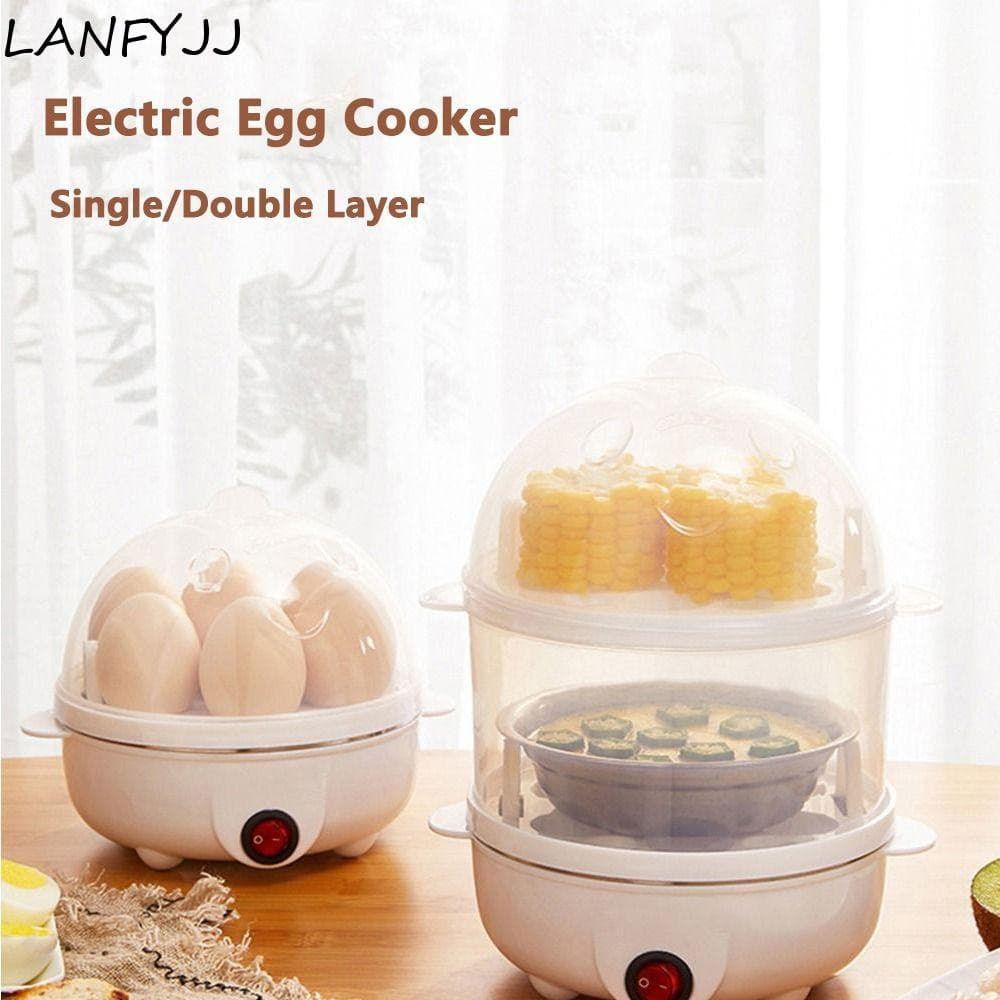 LANFYJJ Fogão Elétrico De Ovos Cozido No Vapor Automático-Alimentos Vaporizador Aquecedor Café Da Manhã Leite Cozinhar