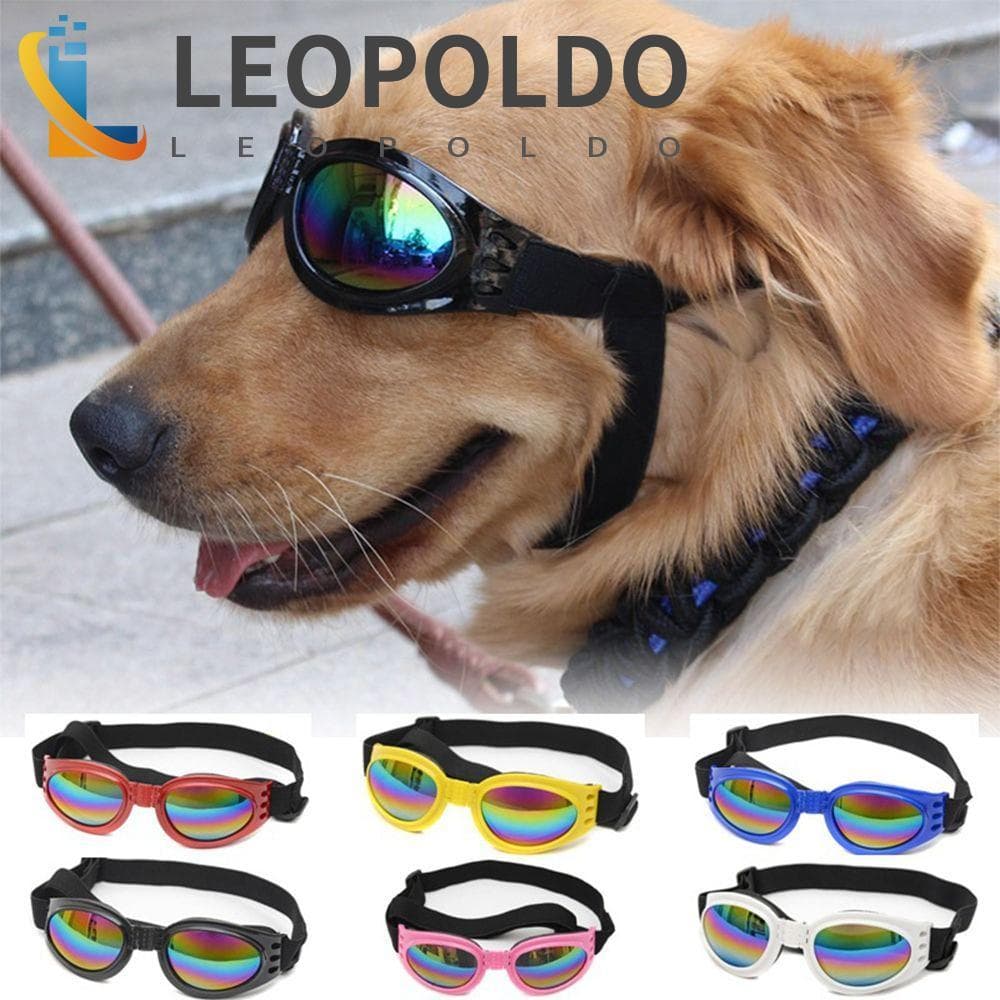 LEOPOLDO Óculos De Proteção Para Cães Filhote De Cachorro Animais De Estimação Dobrável À Prova D'água UV