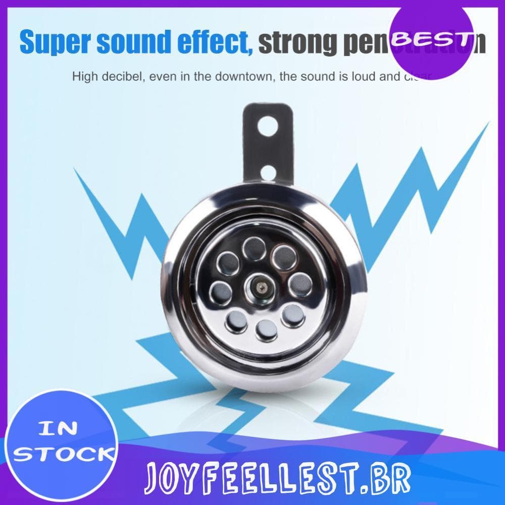 1pc Alto Decibel 12V Chifre Da Motocicleta Universal Kit Elétrico