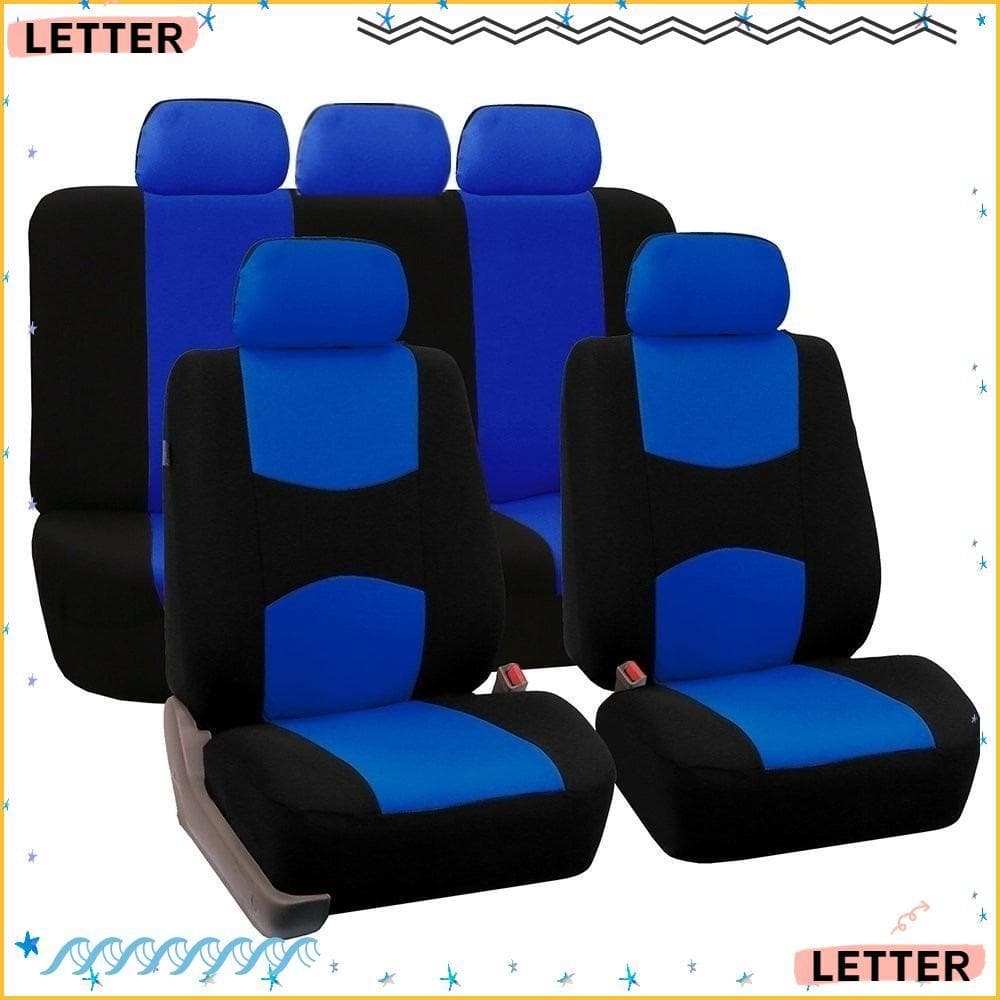 Protetor De Assento De Carro Carta , Capas Antidesgaste Confortáveis Automotivas De Pano Plano De Ajuste Universal