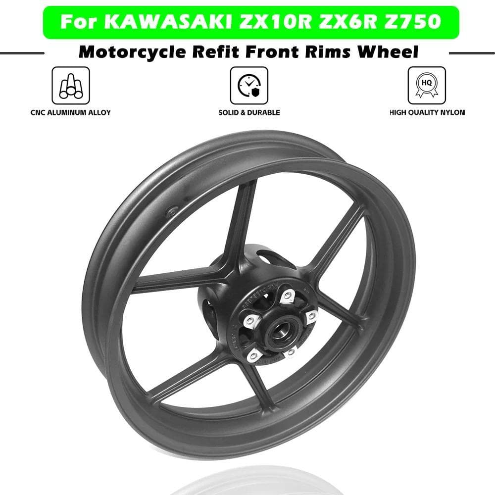 Jantes Da Roda Dianteira Motocicleta Para KAWASAKI ZX10R 2006-2010 ZX6R 2005-2020 VERSYS1000 2012/Z H2 2020 Rodas