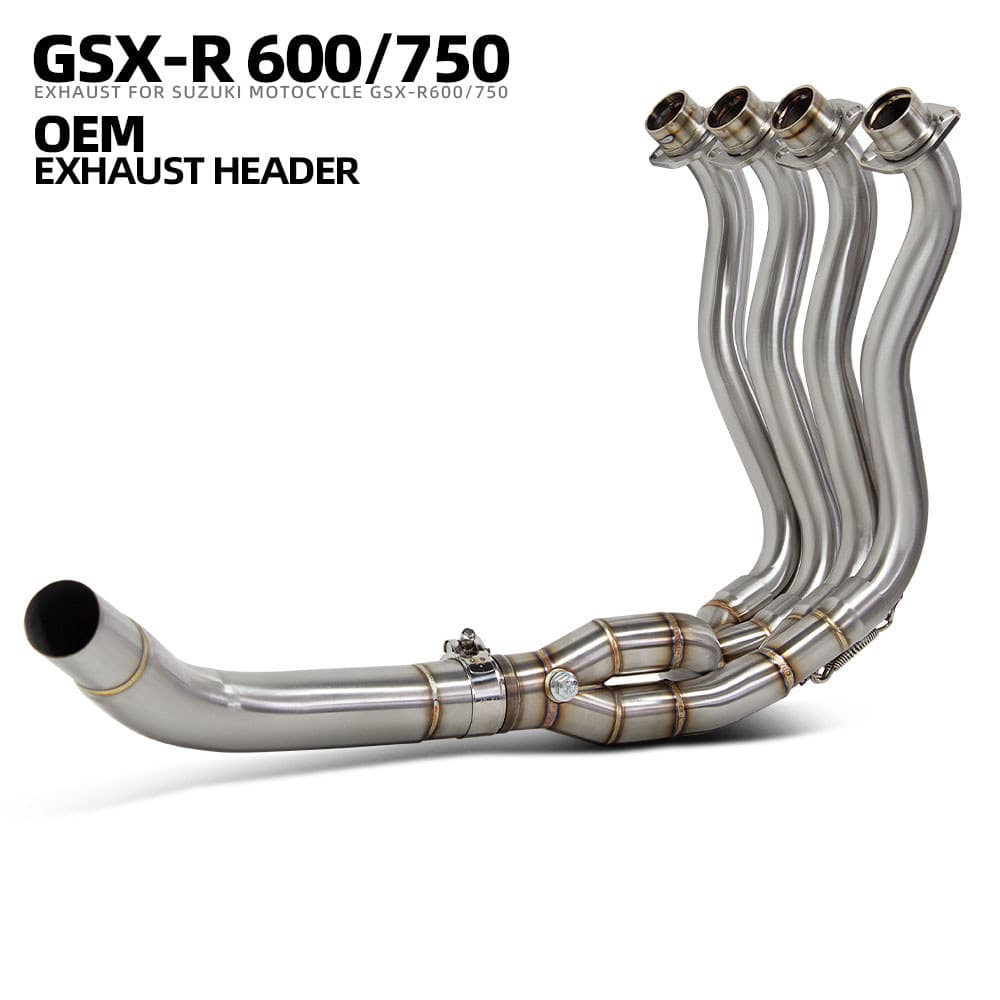 Para Suzuki GSXR600 GSXR750 GSX-R600 R750 Kit Coletor De Modificação De Escape Da Motocicleta