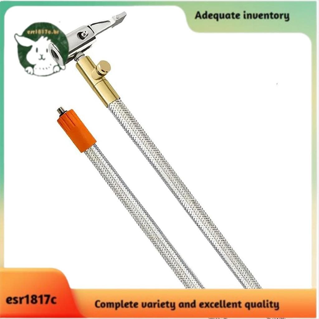 Mangueira De Substituição Portátil Estendida Do Inflador Pneu Compressor De Ar Com Malha De Aço Inoxidável Para Proteção