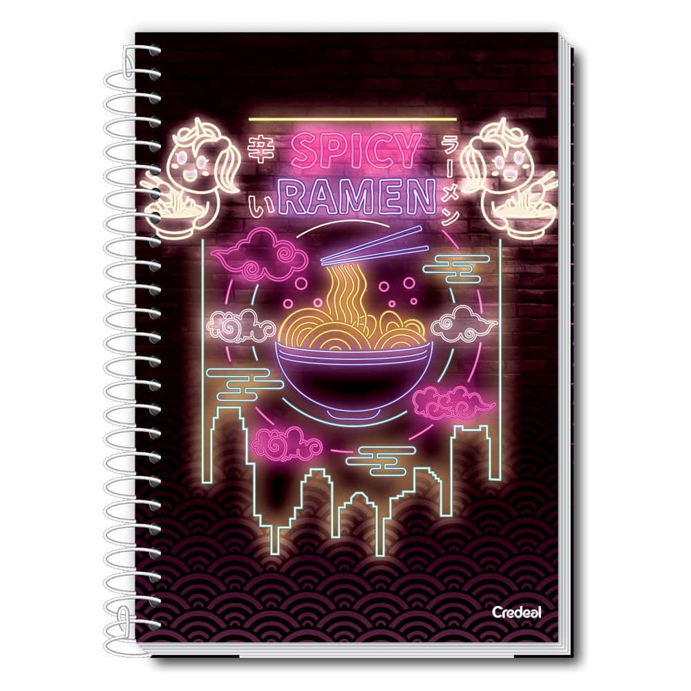 Caderno Universitário Feminino My Collection 160F/10 Matérias Credeal