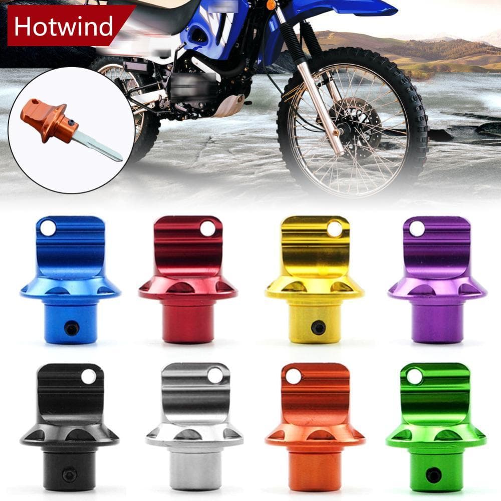 HOTWIND Universal Liga De Alumínio Capa Chave Da Motocicleta Decorativa Cabeça Bloqueio Motor Molduras Elétrica Retrofit