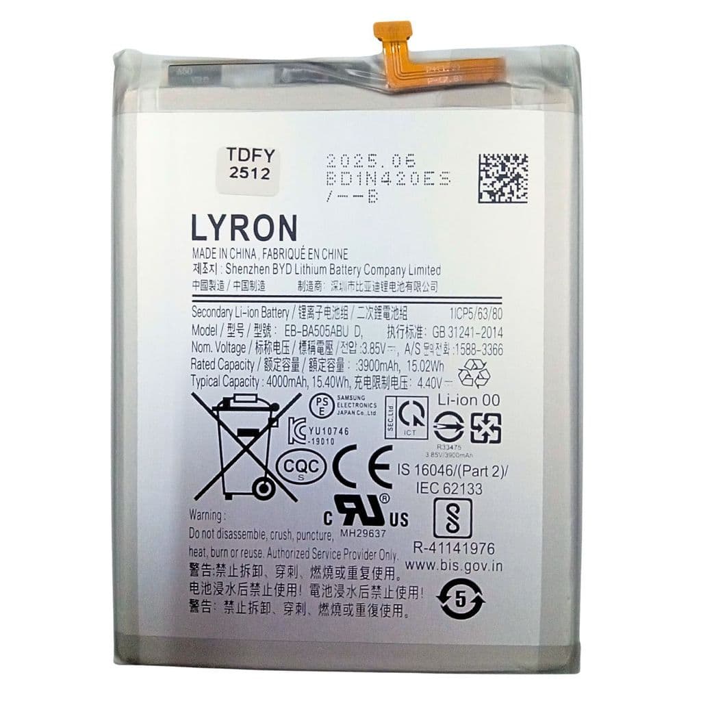 Bateria BA505 Para Celular Compatível Com A20 A30 A30S A50 A50S