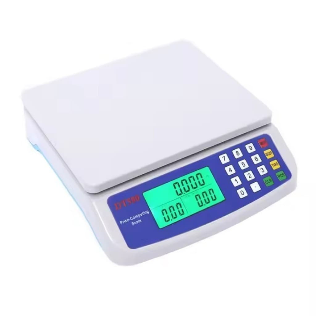 Balança Eletrônica Digital LCD Capacidade de 30kg - 1g Compacta e Eficiente para Comércio DKL