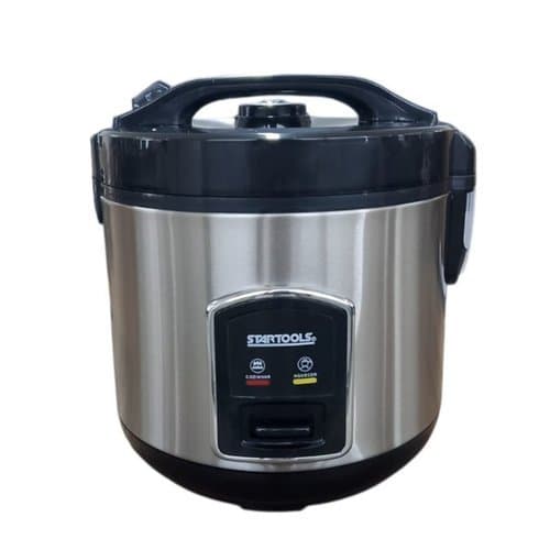 Panela Arroz Elétrica Compacta 1 Litro 220V Preta Design Moderno Cozinha Rápida Prática