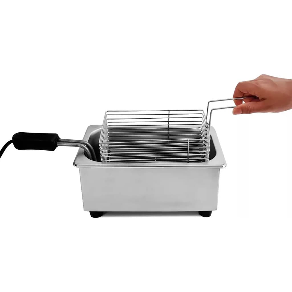 Fritadeira Elétrica Retangular Inox 1 L 220v