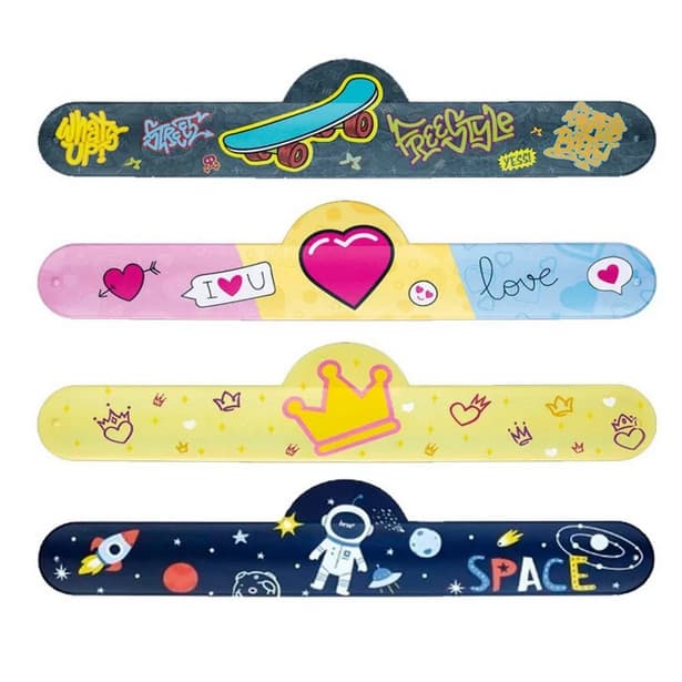 Régua 20cm Silicone Bracelete Bate e Volta Super Divertido Joyful - BRW