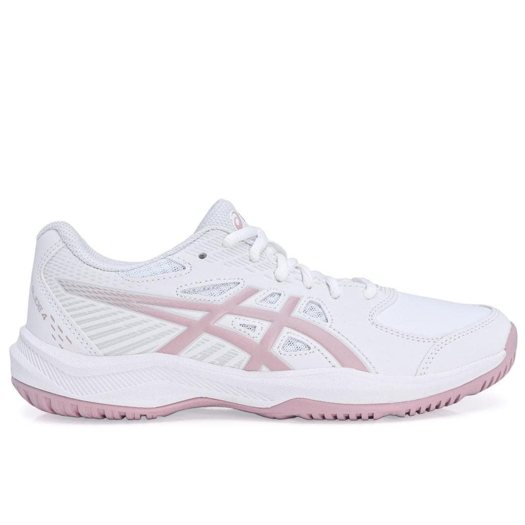 Tênis Asics Court Slide 4 - All Court - Branco e Rosa