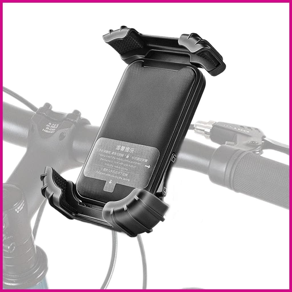 Montagem Do Telefone Da Bicicleta À Prova De Choque Acessórios Ciclismo Mountain Bike Para Guiador Scooter Dirtbike hueb
