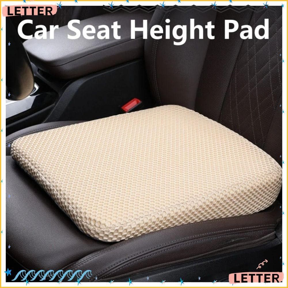 Almofada De Assento De Carro Carta , Reforço De Algodão Com Memória De Favo De Mel De Malha Respirável