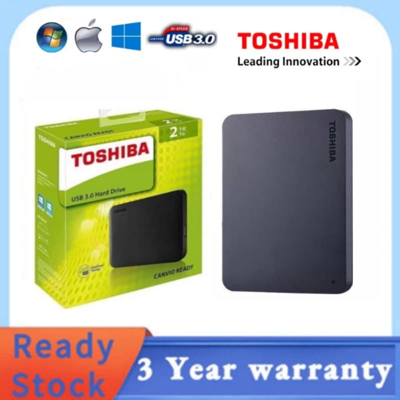 ⚡️⚡️Toshiba Disco rígido externo🔥 1TB 2TB 4TB 🔥External Hard Drive HDD USB 3.0  Portable HD Externo 2TB Hard Drive